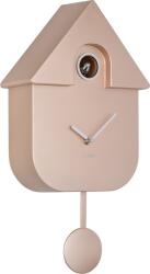 Karlsson Ceas de perete cu cuc Modern Cuckoo, aur roz metalic (KA5867RG)