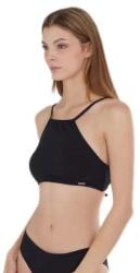 Fundango Hogg High Neck bikini top - Black (Black Pattern)