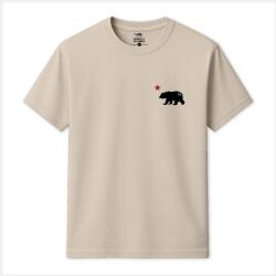 Republic of California Тениска Republic of California Men's Cali Bear T-Shirt - Natural