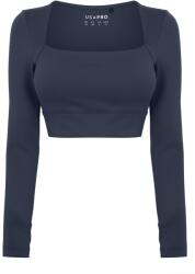 USA Pro Ruched LS Womens - Shark Grey