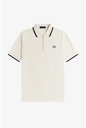 Fred Perry Блуза с яка Fred Perry Men's Crepe Zipped Short-Sleeve Polo Shirt - Ecru 560 - sportihobi - 267,93 лв