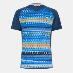 HEAD Тениска HEAD Men's Topspin Short Sleeve Performance T-Shirt - Blue