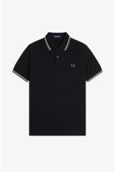 Fred Perry Блуза с яка Fred Perry Short Sleeve Twin Tipped Polo Shirt - Black W54