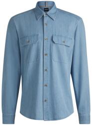 HUGO BOSS Риза Boss Men's H-Liam-Kenb Long Sleeve Plain Shirt - Lt Pas Blue 450