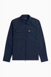 Fred Perry Риза с дълъг ръкав Fred Perry Men's Long Sleeve Zip Overshirt - Navy 311