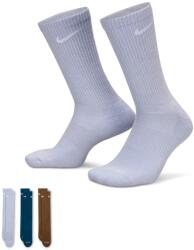 Nike Мъжки чорапи Nike 3 Pack Crew Socks Mens - Ghost/Blue