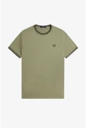 Fred Perry Тениска Fred Perry Twin Tipped T-Shirt - Olive Mint Y64
