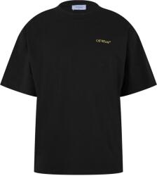 OFF WHITE Тениска OFF WHITE Men's Tape Skate Cotton Short Sleeve Crew Neck T-Shirt - Black