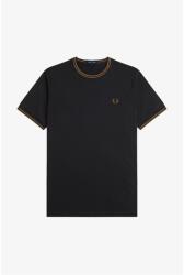 Fred Perry Тениска Fred Perry Twin Tipped T-Shirt - Black/Shade Q27