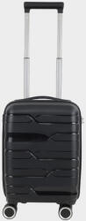 My Choice Valiză De Călătorie De Cabina Dură Neagră Cu 4 Roți Înălțime 45cm (1019388) Valiza