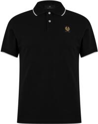 BELSTAFF Блуза с яка BELSTAFF Tipped Polo Shirt - Black