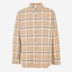 Timberland Men's Long-Sleeve Check Patterned Shirt - Angora