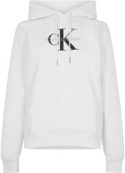 Calvin Klein Суичър Calvin Klein Jeans Core Monogram Logo Hoodie - Bright White
