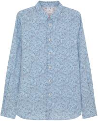 PS Paul Smith Риза с дълъг ръкав PS Paul Smith Men's Long Sleeve Patterned Tailored Fit Shirt - Blue 40
