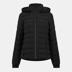 Jack Wills Яке Jack Wills Women's Luna Water Resistant Wind Resistant Detachable Hood Short Puffer Jacket - Black