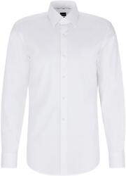 HUGO BOSS Риза с дълъг ръкав Boss Men's H Hank Kent Long Sleeve Oxford Shirt - White - sportihobi - 189,70 лв