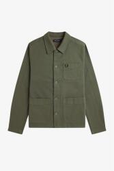 Fred Perry Men's Bedford Cord Overshirt - Wrth Green X21