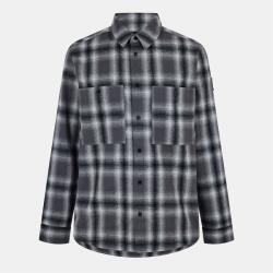BELSTAFF Men's Outpost Long-Sleeve Patterned Shirt - Black