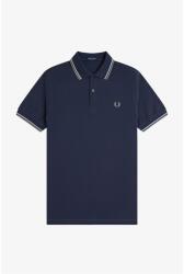 Fred Perry Блуза с яка Fred Perry Short Sleeve Twin Tipped Polo Shirt - Dk Airforce Z47