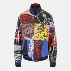 OFF WHITE Яке OFF WHITE Men's Patch Varsity Jacket - Multi