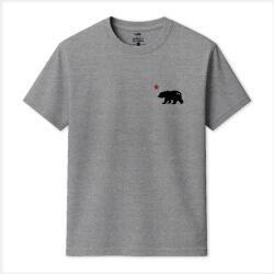 Republic of California Тениска Republic of California Men's Cali Bear T-Shirt - Heather Grey