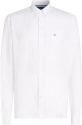 Tommy Hilfiger Риза Tommy Hilfiger Men's Pigment Dyed Long-Sleeve Plain Shirt - Optic White