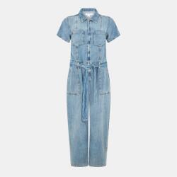 Good american Women's Linen Lightweight Jumpsuit - indigo786