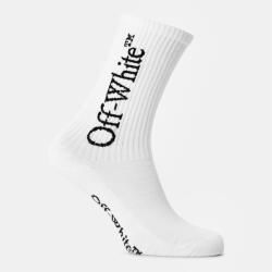 OFF WHITE Чорапи OFF WHITE Women's Ribbed Crew Socks - White