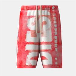 Diesel Поларени къси панталони Diesel Men's Fleece Jogger Shorts - Red