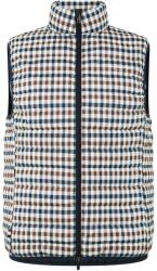 AQUASCUTUM Елек AQUASCUTUM Men's Club Check Funnel Neck Full Zip Gilet - Navy/Check