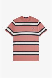 Fred Perry Тениска Fred Perry Men's Bold Stripe Regular Fit T-Shirt - Putty Pink X90