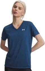 Under Armour Tech V-Neck Short Sleeve Womens - Wham Blue/White