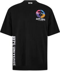AAPE Тениска AAPE Universe Bones T-Shirt - Black BKX
