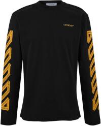 OFF WHITE Тениска OFF WHITE Men's Tape Cotton Long Sleeve T-Shirt - Black