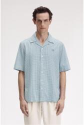 Fred Perry Риза с къс ръкав Fred Perry Men's Gingham Short Sleeve Shirt - Light Smoke 353