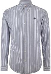 Timberland Риза с дълъг ръкав Timberland Men's Striped Dark Denim Long Sleeve Oxford Shirt - Dark Denim Yd