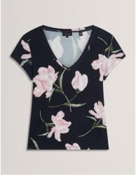 Ted Baker Тениска Ted Baker Women's Printed Slim Fit T-Shirt - Navy