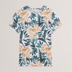 Ted Baker Тениска Ted Baker Women's Printed Slim Fit T-Shirt - Cream