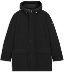 Boss Анорак Boss Men's H-Detoni Hooded Long Sleeve Button Parka - Black 001