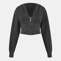 Good american Суичър GOOD AMERICAN Women's Jeanius Zip Hoodie - black430