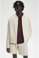 Fred Perry Яке Fred Perry Men's Twill Tennis Cotton Button Up Varsity Jacket - Ecru 560
