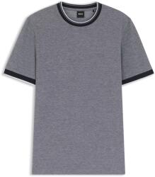 Boss Тениска Boss Men's Thompson Black Breathable Lightweight Cotton Short Sleeve T-Shirt - Dark Blue 404