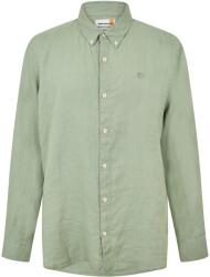 Timberland Риза Timberland Men's Mill Brook Linen Leaf Green Long-Sleeve Plain Shirt - Pro Green Bay
