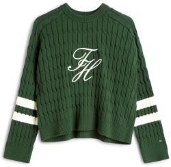 Tommy Hilfiger Блуза Tommy Hilfiger Women's Textured Graphic Cropped Sweatshirt - National Forest