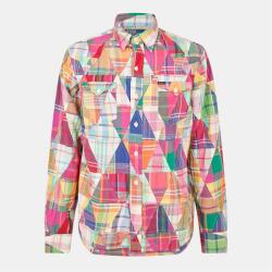 Ralph Lauren Риза с дълъг ръкав Polo Ralph Lauren Men's Madras Long Sleeve Tailored Fit Shirt - Multi Print