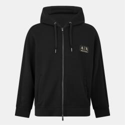 Giorgio Armani Поларено горнище с цип Armani Exchange Men's AX Badge Full Zip Fleece - Black UC001