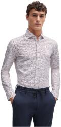 HUGO BOSS Риза с дълъг ръкав Boss Men's P Hank Spread Long Sleeve Oxford Shirt - White