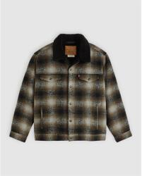 Levi's Яке Levis Men's Levi's Denim Sherpa Relaxed Fit Jacket - Blck/Brwn Plaid