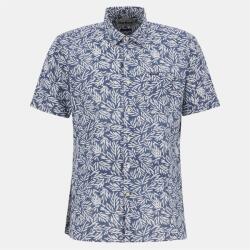 Barbour Риза с къс ръкав Barbour Men's Jackstone Short Sleeve Geometric Print Shirt - Dark Denim NY38