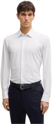 HUGO BOSS Риза с дълъг ръкав Boss Men's Hank S Kent Long Sleeve Oxford Shirt - White